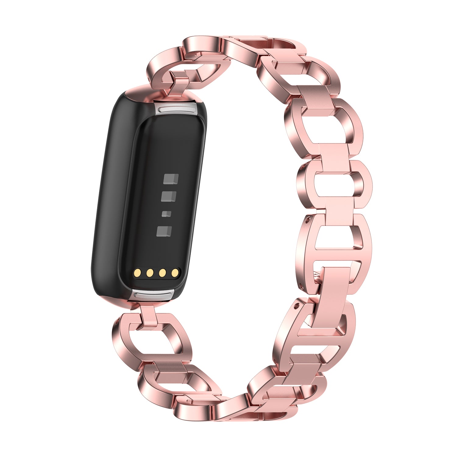 Armbåndstil rustfrit stål urrem udskiftning til Fitbit Luxe Special Edition Armbåndstil rustfrit stål urrem udskiftning til Fitbit Luxe Special Edition